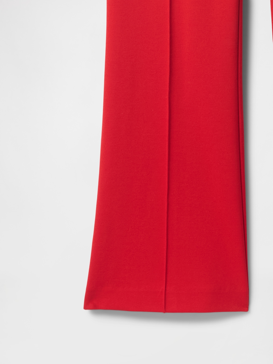 High Rise Double Knit Crop Kick Pants