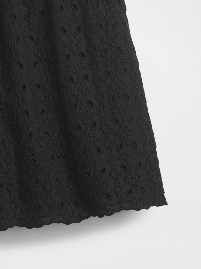 High Rise Eyelet Easy Shorts