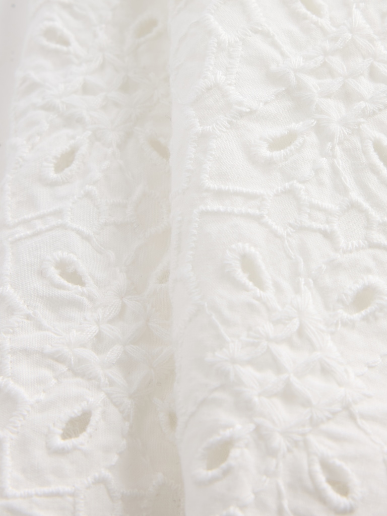 High Rise Eyelet Easy Shorts