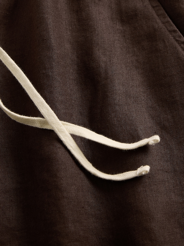 100% Linen Easy Shorts