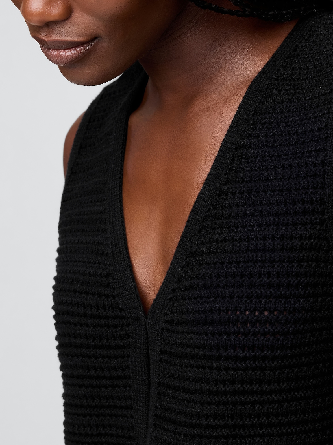 100% Cotton Crochet Hook-Front Vest