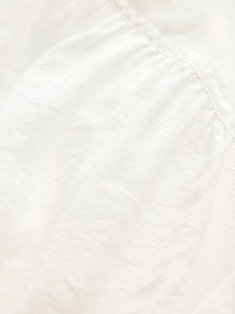 Sheer Button-Front Shirt