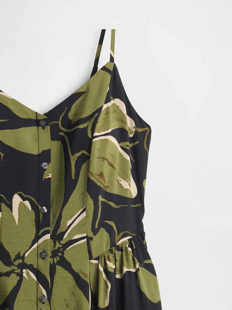 Floral V-Neck Maxi Dress