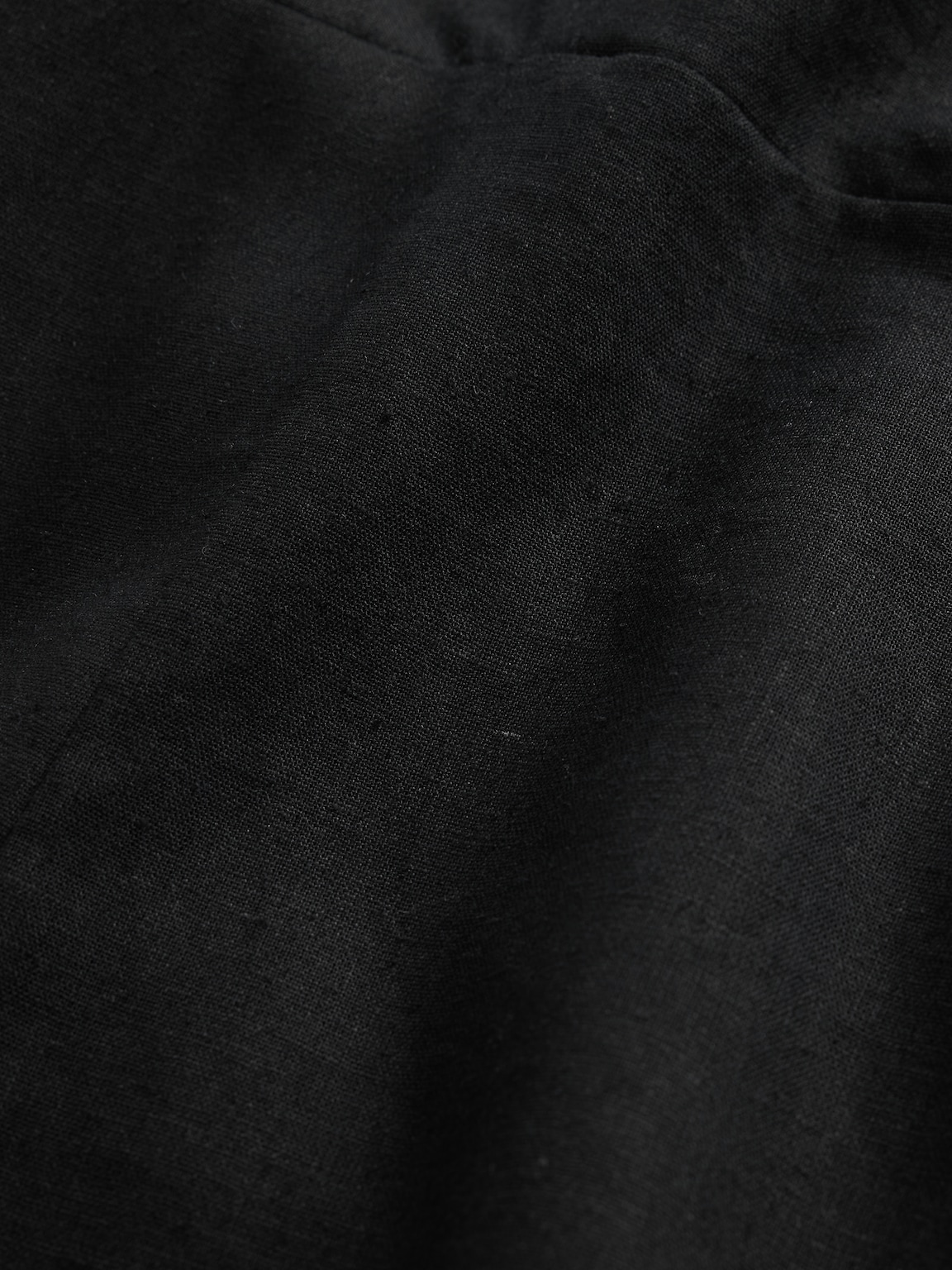 Linen-Blend Mini Dress