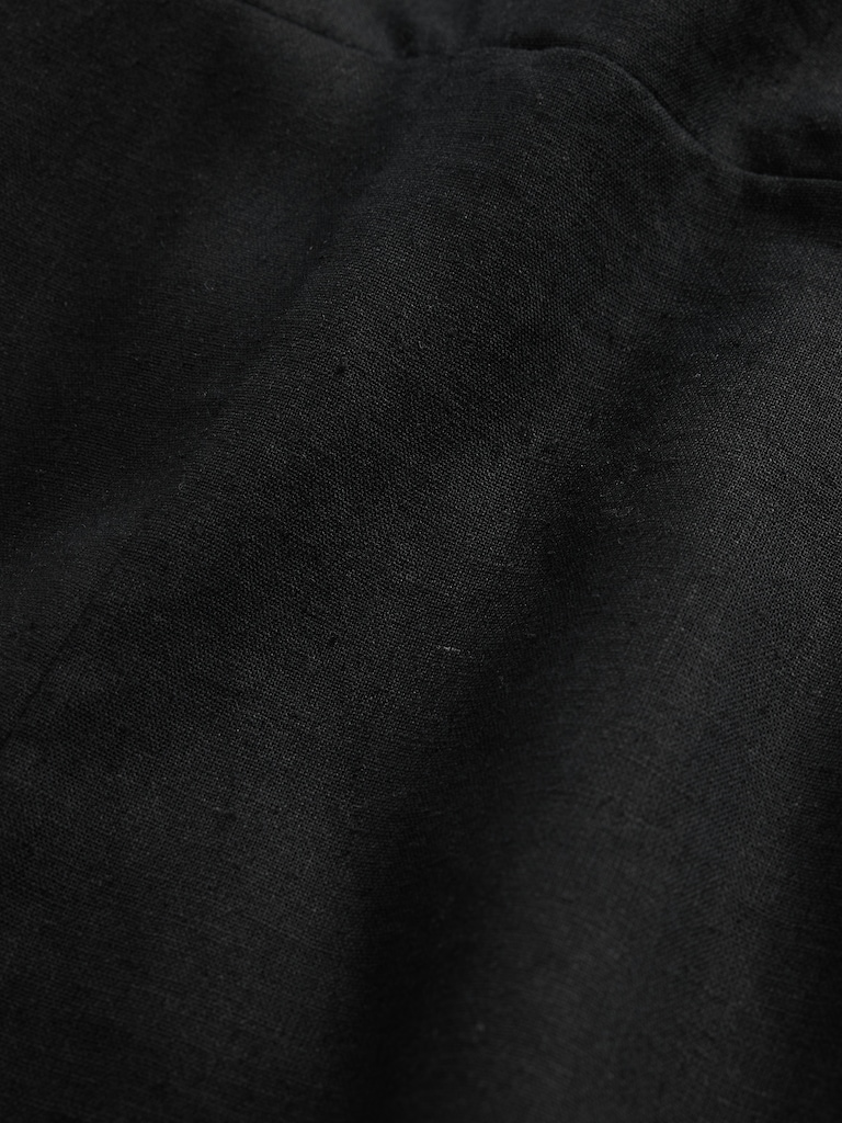 Linen-Blend Mini Dress