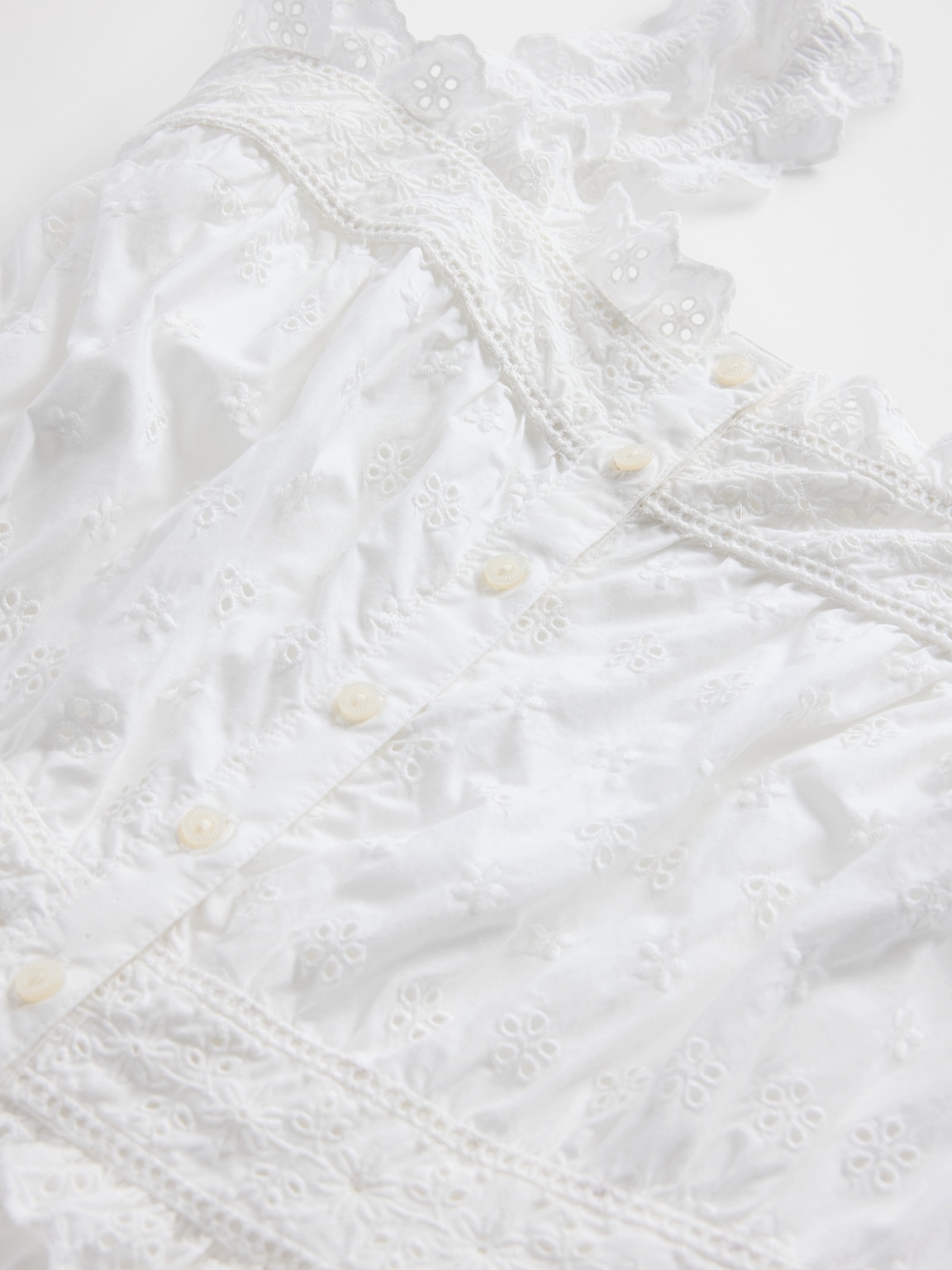 Gap × DÔEN Eyelet Midi Dress