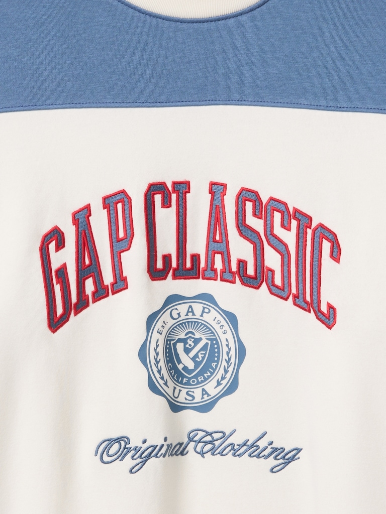 VintageSoft Gap Logo Tunic Sweatshirt