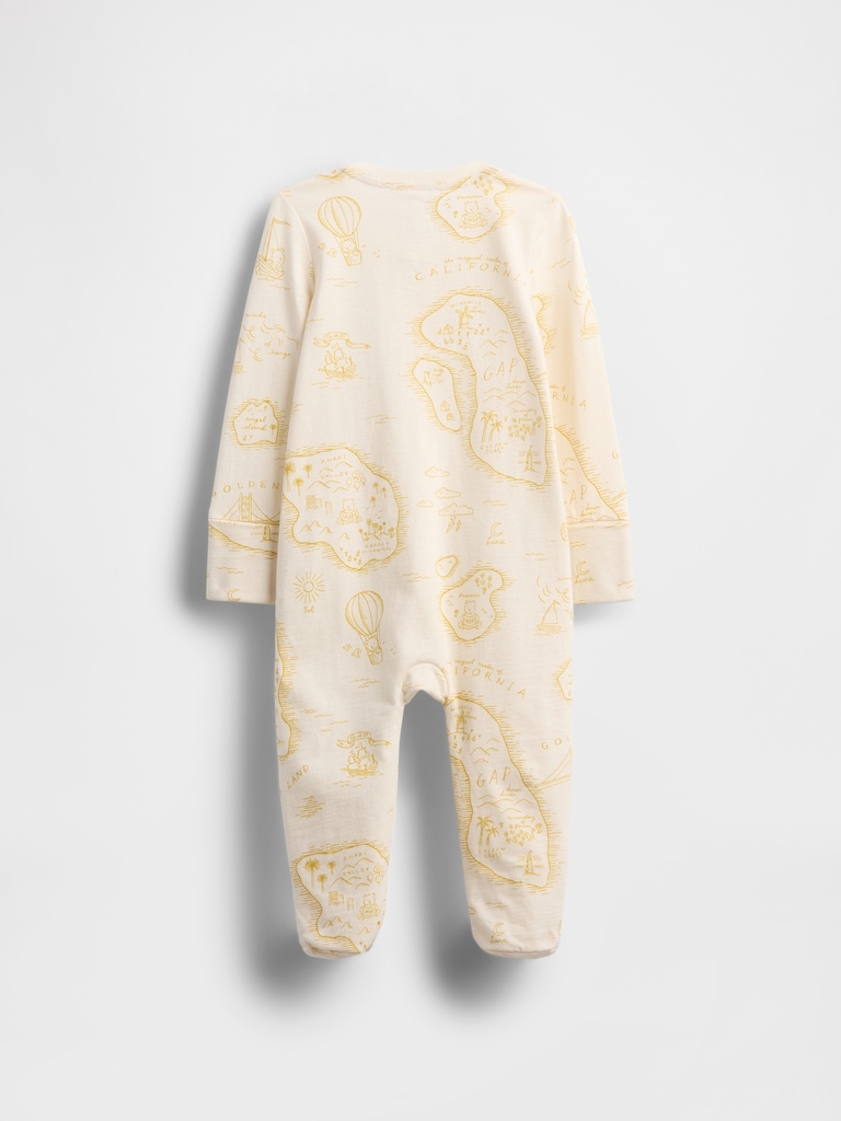 Baby First Favorites Organic Cotton Footed One-Piece