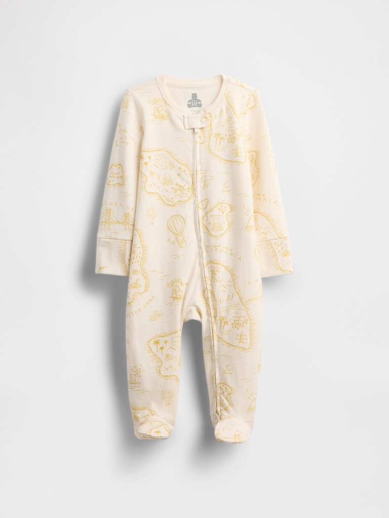 Baby First Favorites Organic Cotton Footed One-Piece