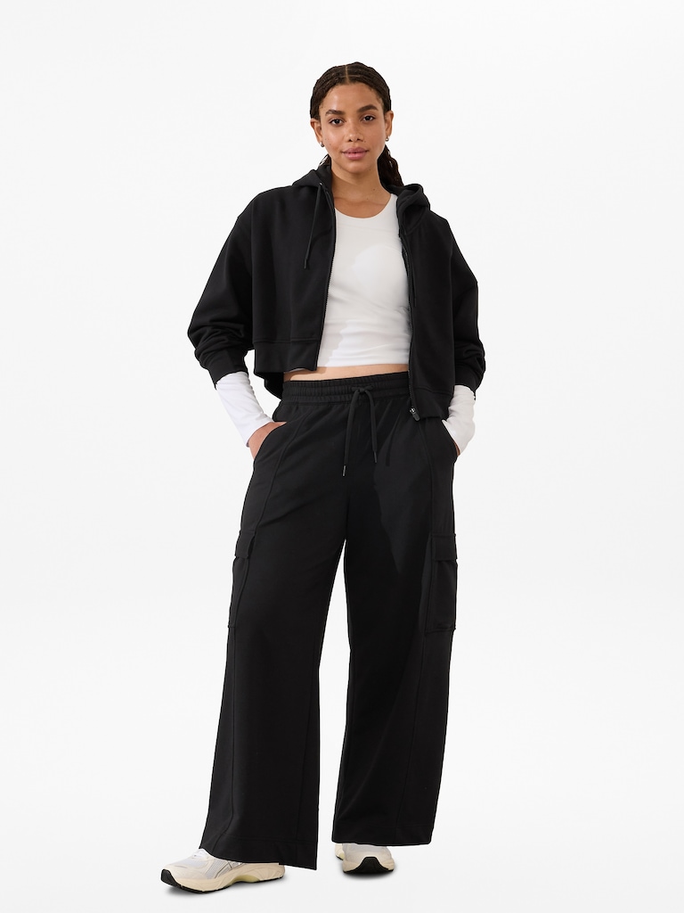 Retroterry High Rise Wide Leg Cargo Pant