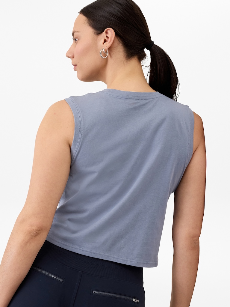 True Cotton Crop Tank