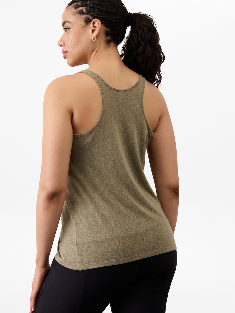 Getaway Linen Blend Tank