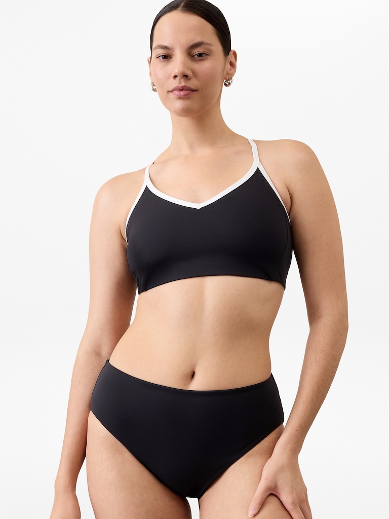 High Waist Full Swim Bottom