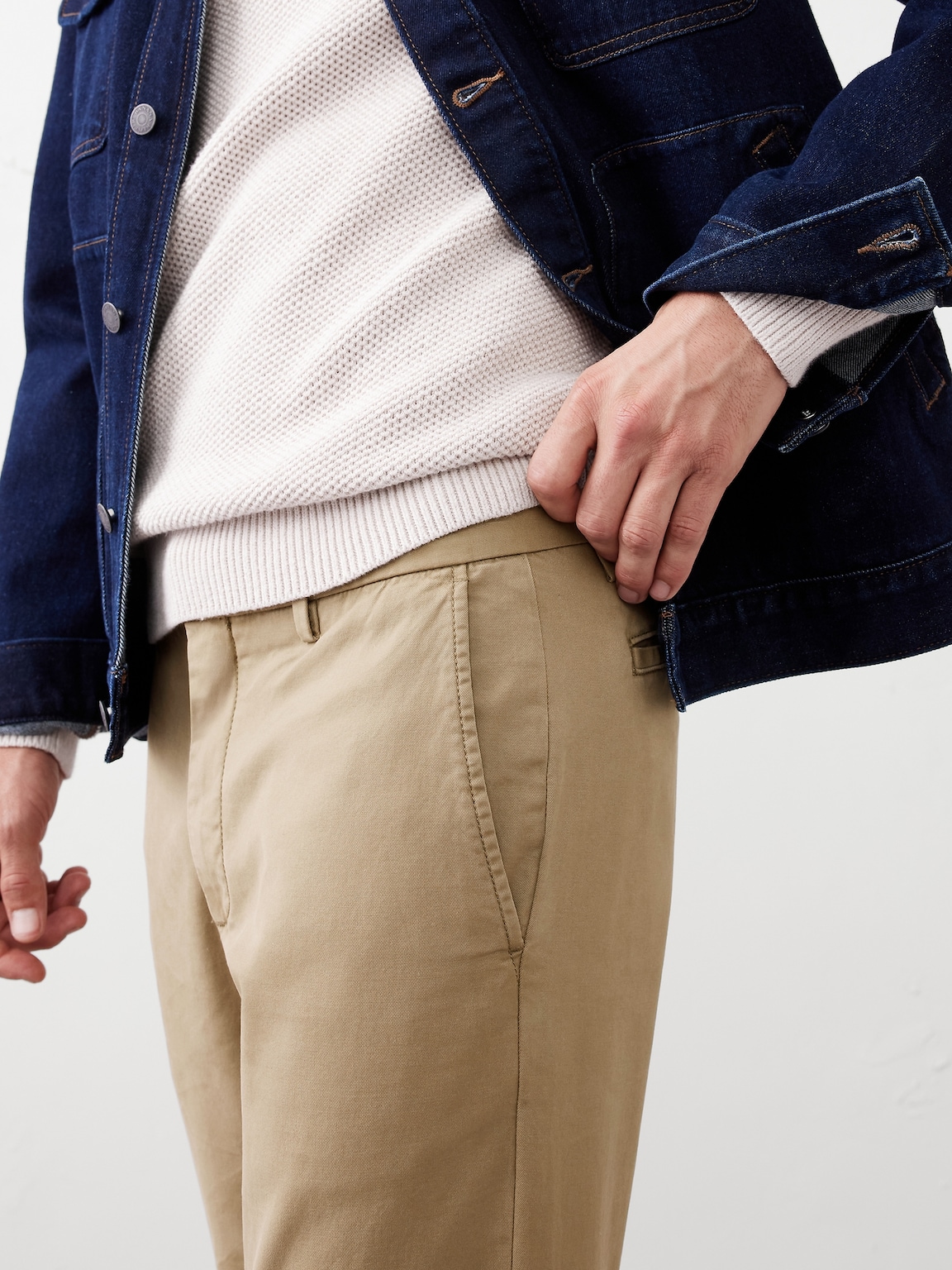 Skinny Lived-In Chino