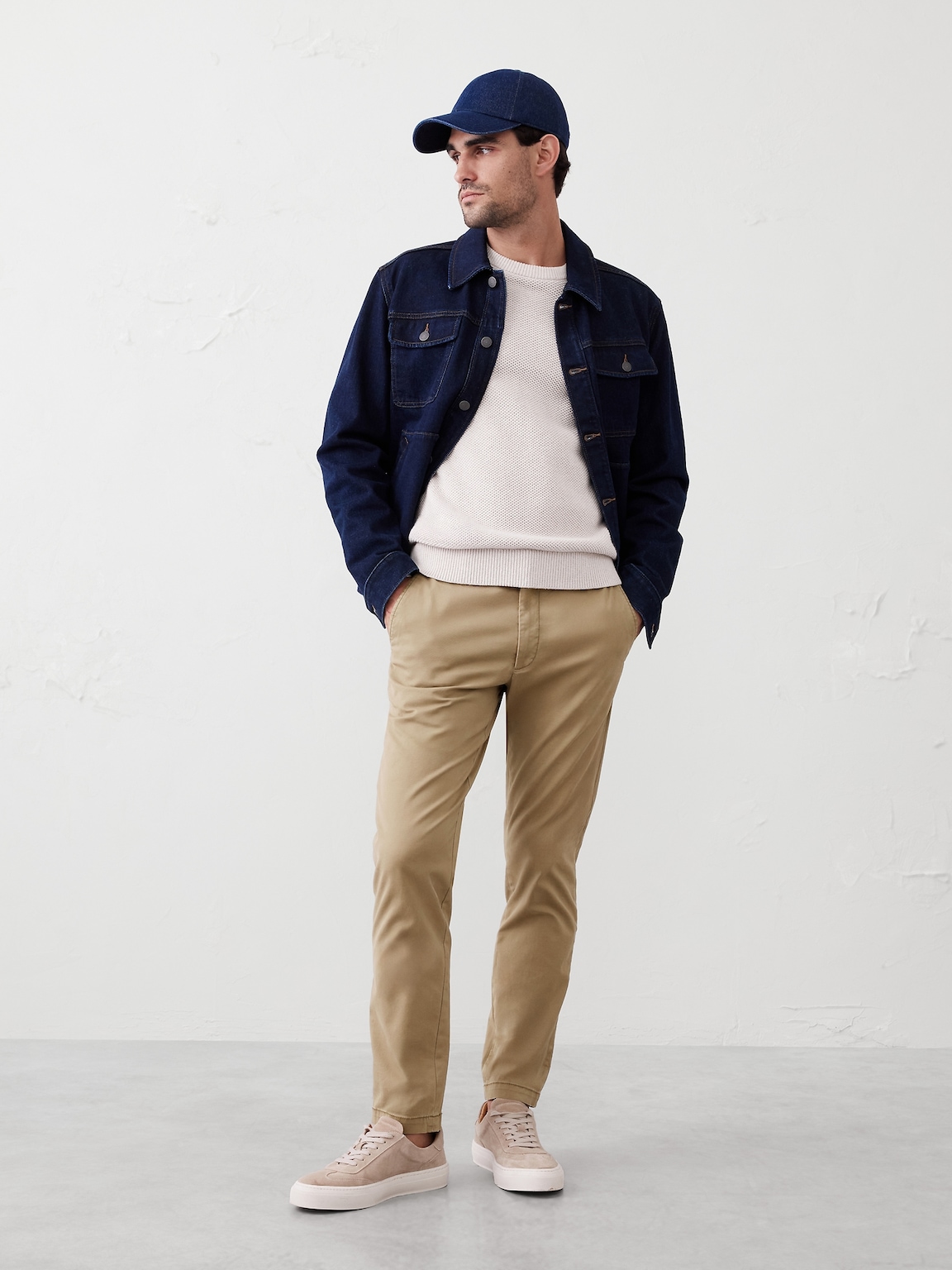 Skinny Lived-In Chino