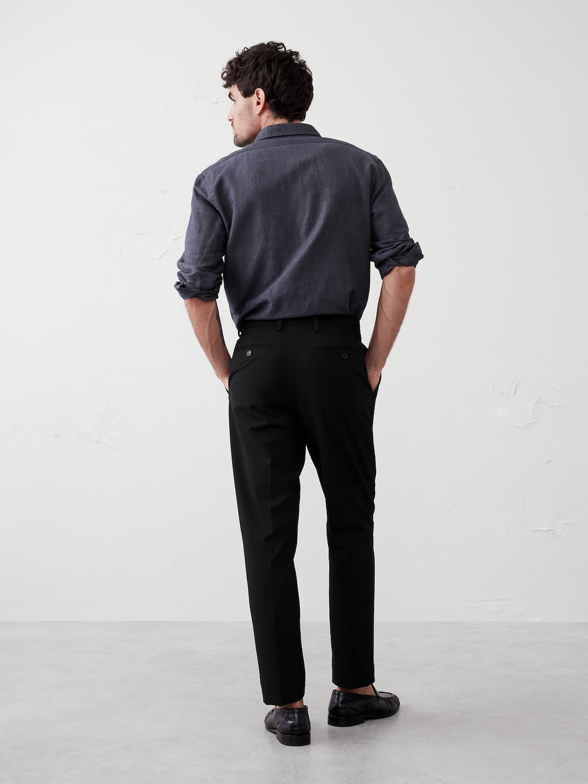 Plain Weave Suit Trouser