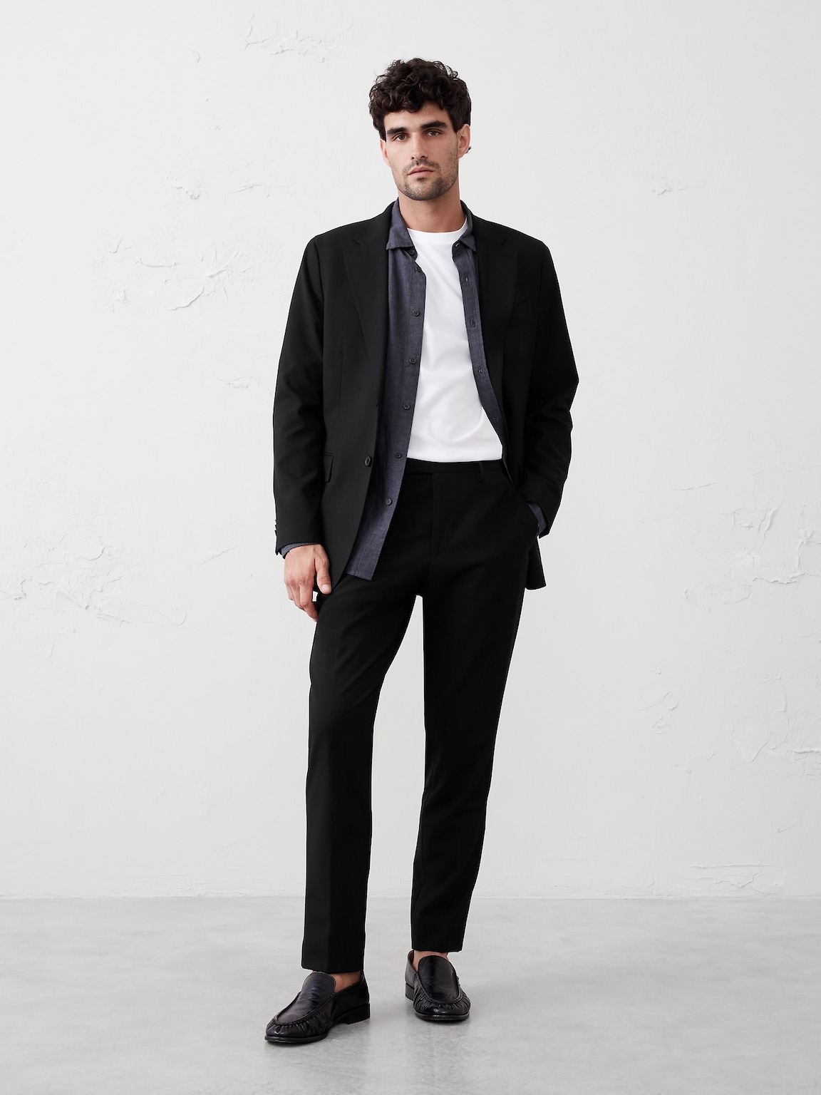 Plain Weave Suit Trouser