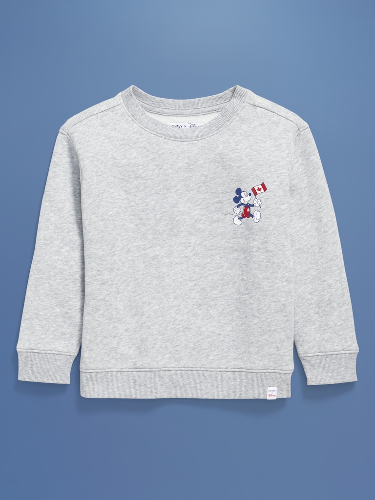 Old Navy x Disney© Mickey Mouse Oversized Unisex Flag Graphic Sweatshirt for Toddler