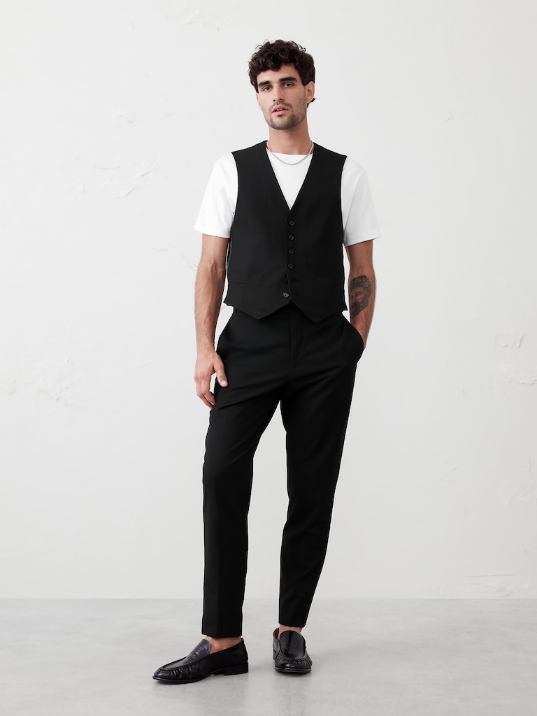 Classic Plain Weave Suit Vest