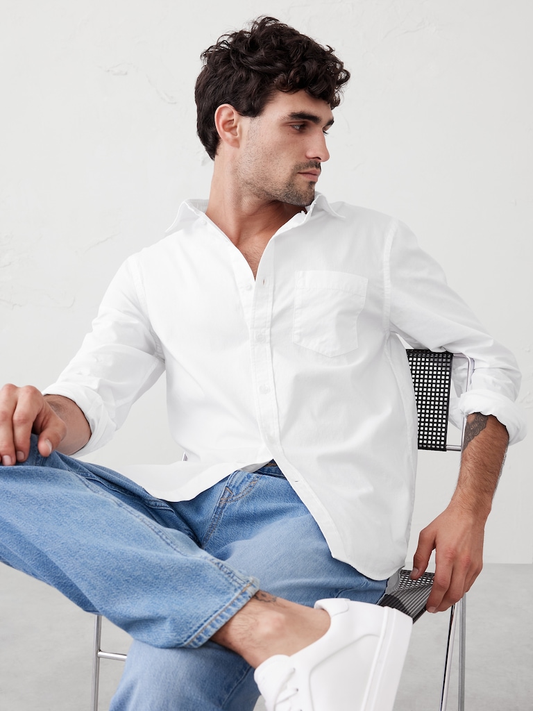 Slim Softwash Cotton Shirt