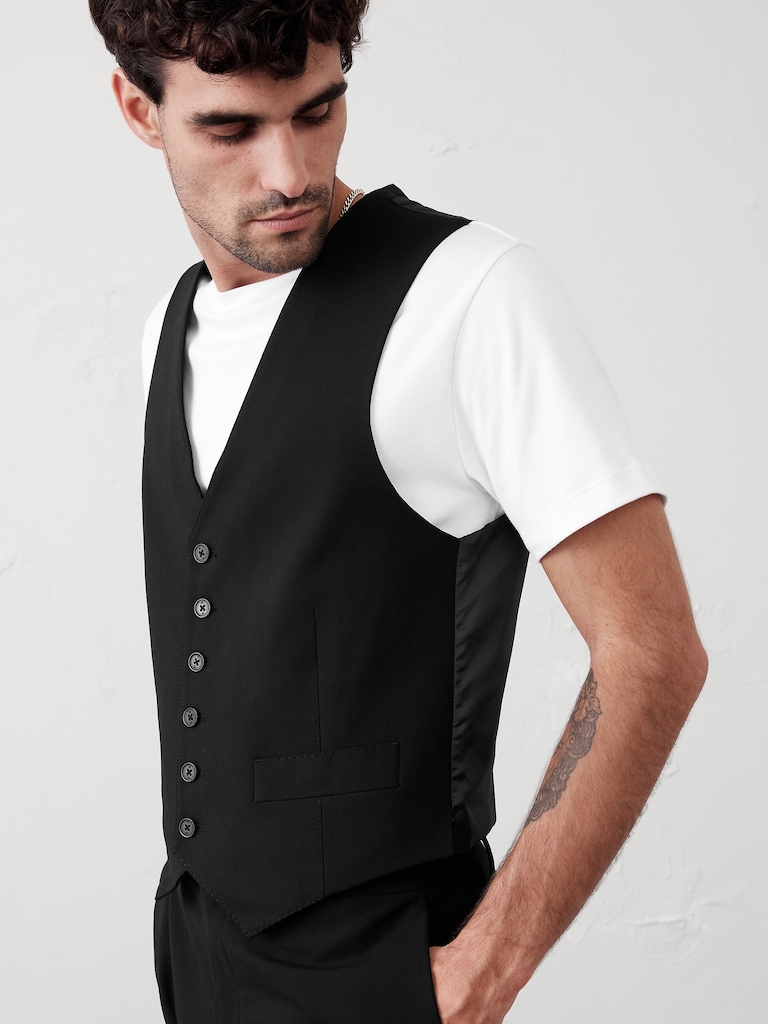Classic Plain Weave Suit Vest