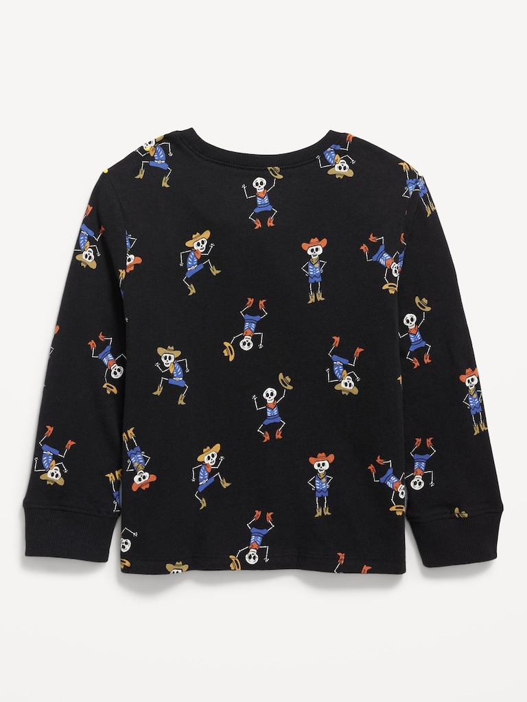Printed Long-Sleeve T-Shirt for Toddler Boys
