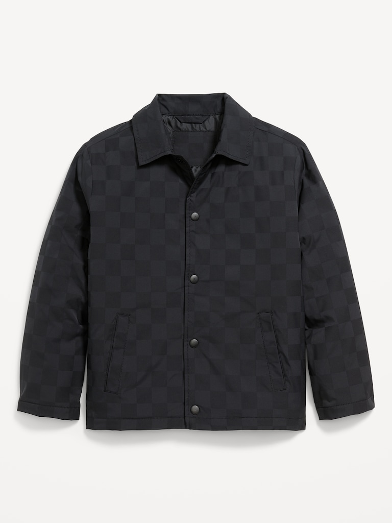 Button-Front Soccer Jacket for Boys