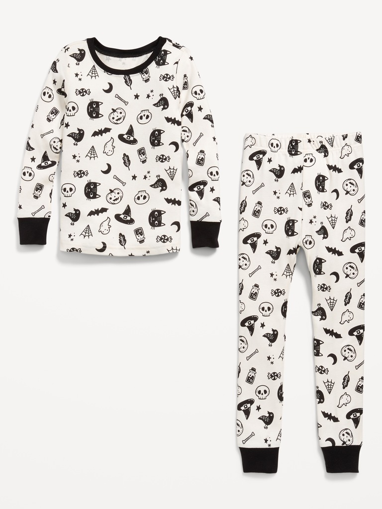 Printed Snug-Fit Pajama Set for Toddler & Baby