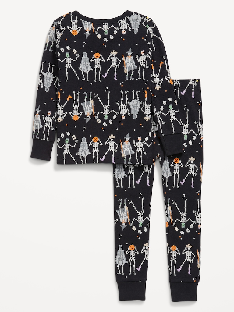 Printed Snug-Fit Pajama Set for Toddler & Baby