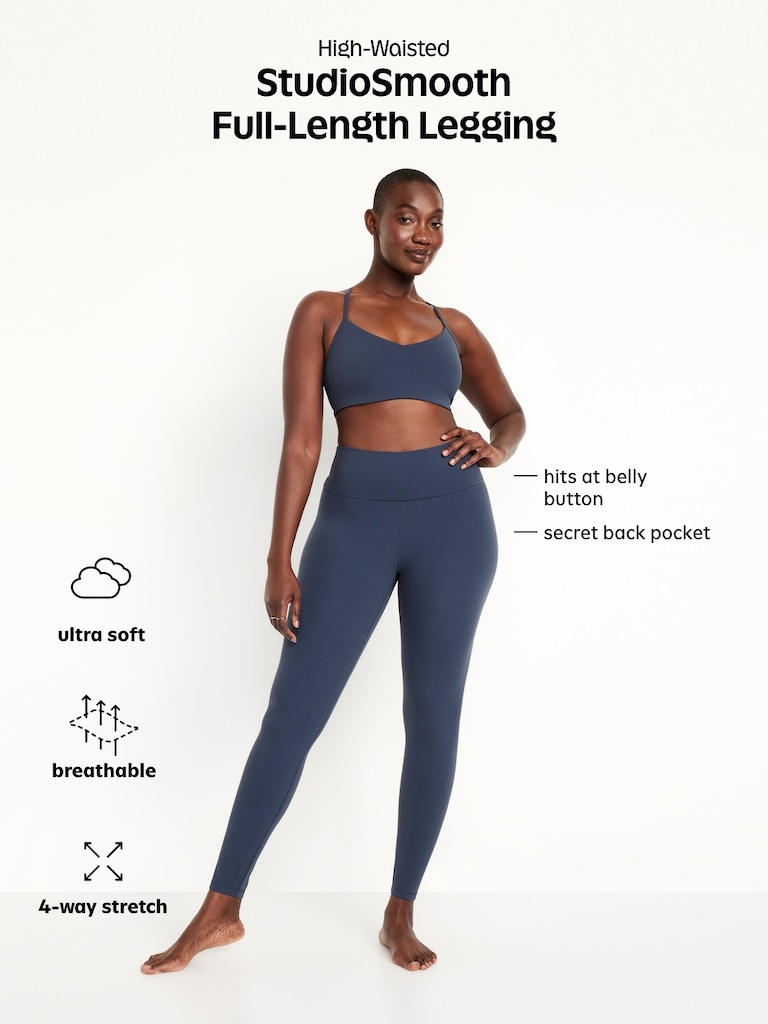 High-Waisted StudioSmooth Full-Length Leggings