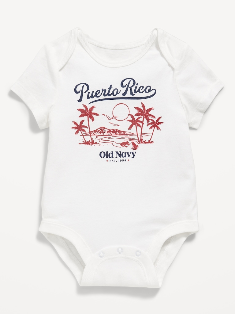 Short-Sleeve Graphic Bodysuit for Baby