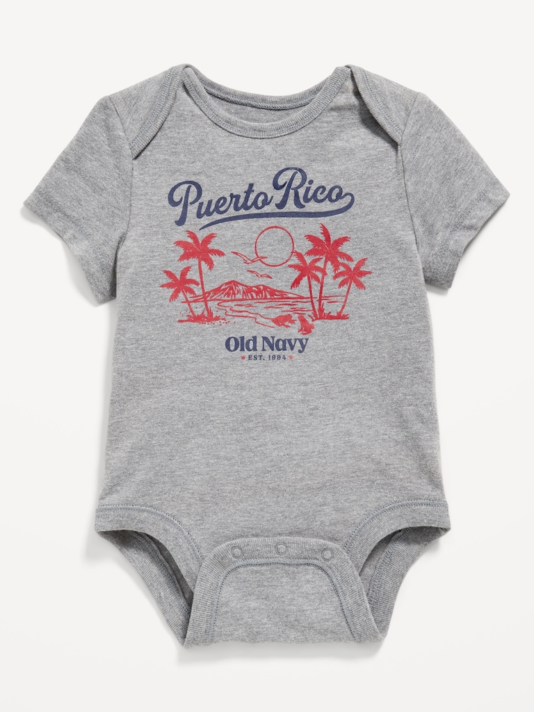 Short-Sleeve Graphic Bodysuit for Baby