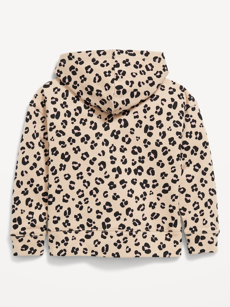 Logo-Graphic Zip Hoodie for Girls