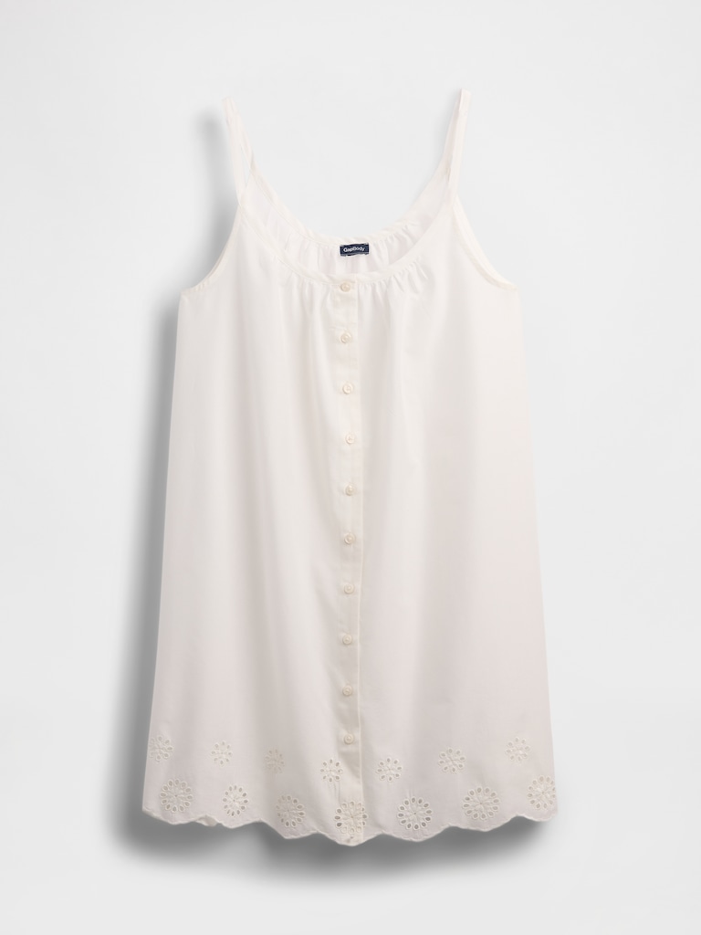 Eyelet Hem PJ Dress