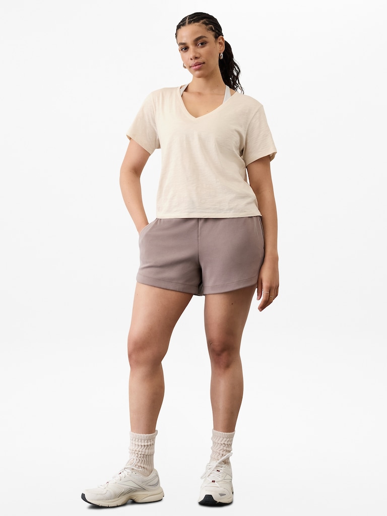 Essential Slub V-Neck Tee