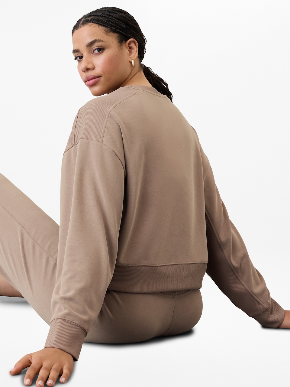 Seasoft Rib Crewneck Sweatshirt