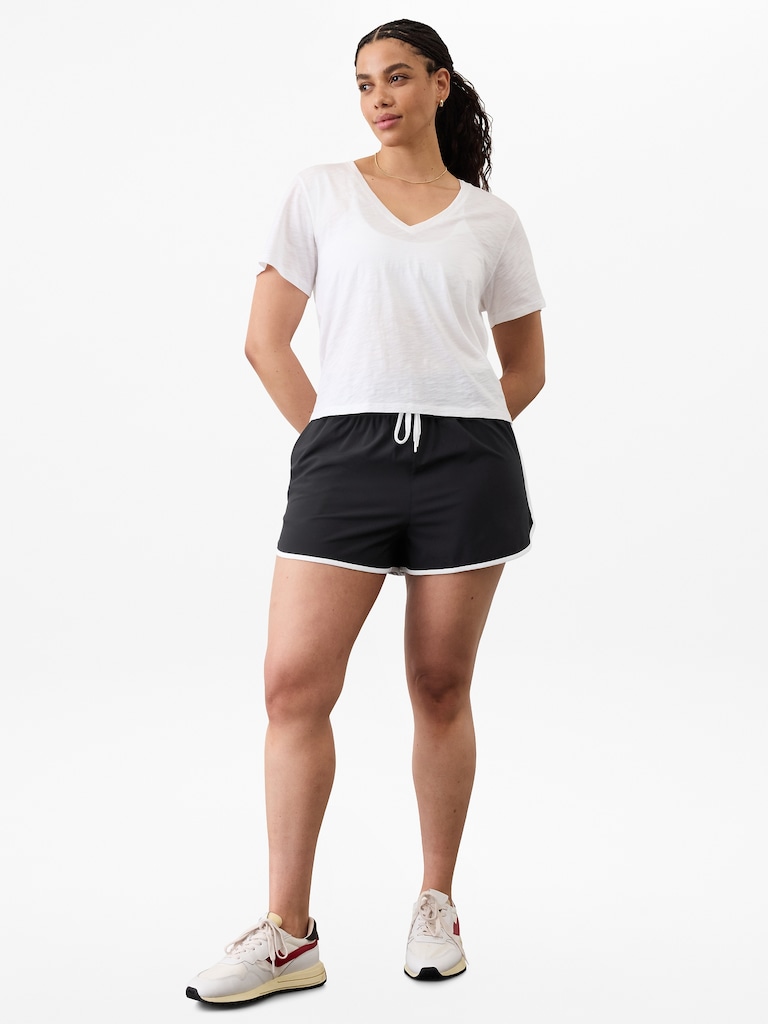 Essential Slub V-Neck Tee