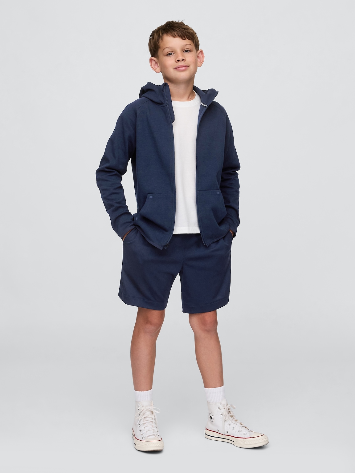 Kids GapFit 6" Recycled Mesh Easy Shorts