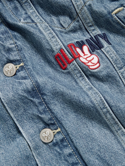 Old Navy x Disney© Mickey Mouse Logo-Graphic Jean Jacket