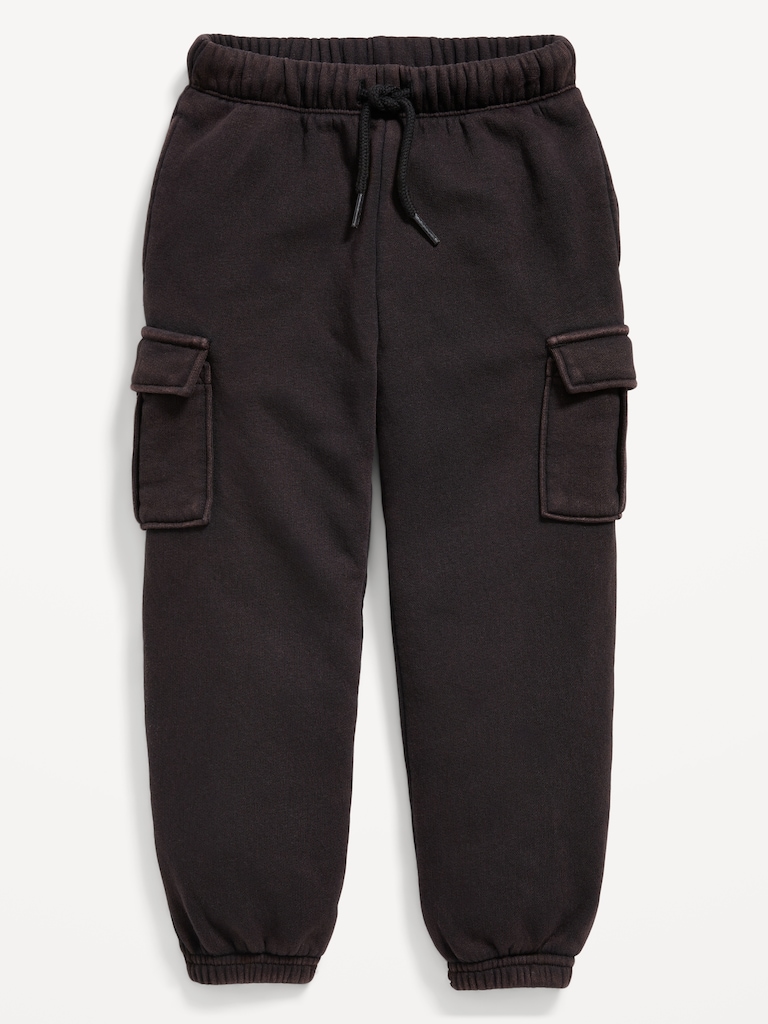 Baggy Cargo Fleece Joggers for Toddler Boys