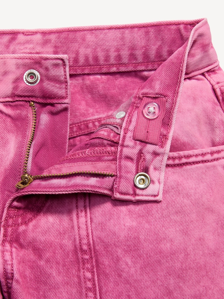 Super Baggy Wide-Leg Cargo Jeans for Girls