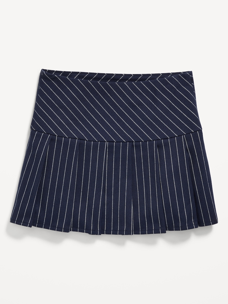Pleated Twill Skirt for Girls