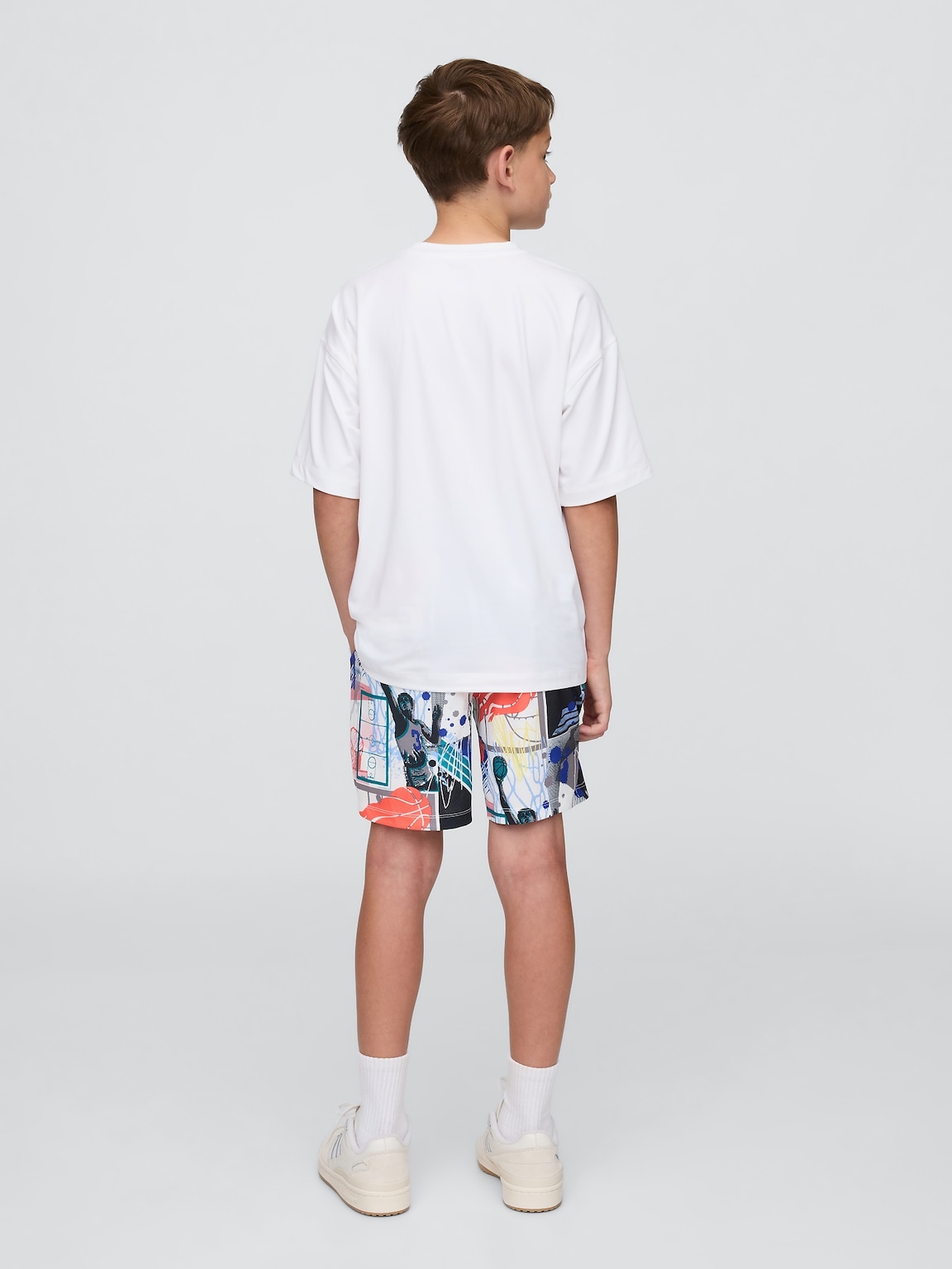 Kids GapFit 6" Recycled Mesh Easy Shorts