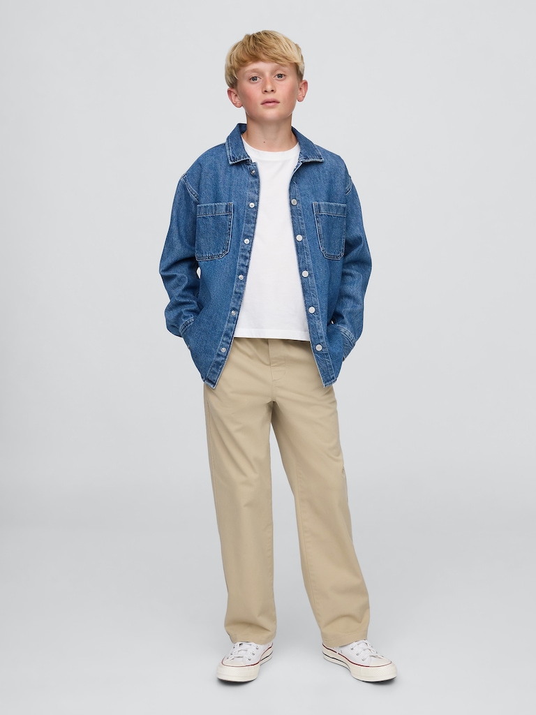 Kids Uniform Relaxed Easy Khakis