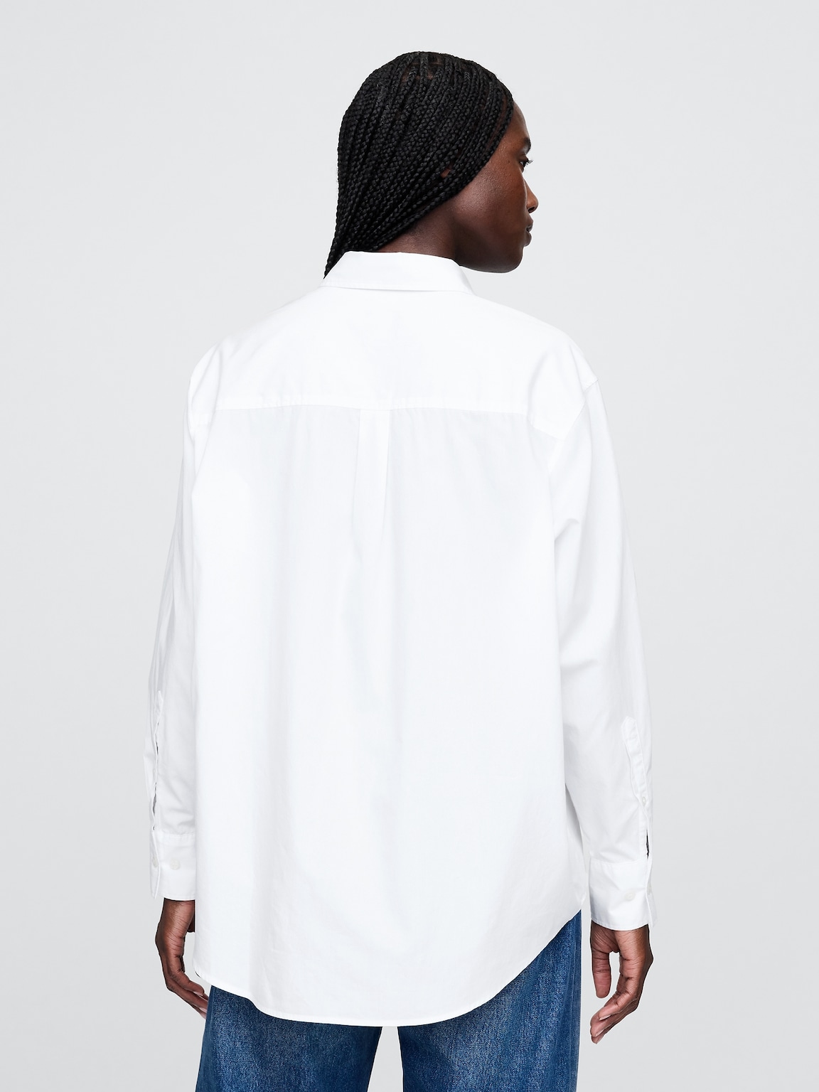 Organic Cotton Poplin Big Shirt
