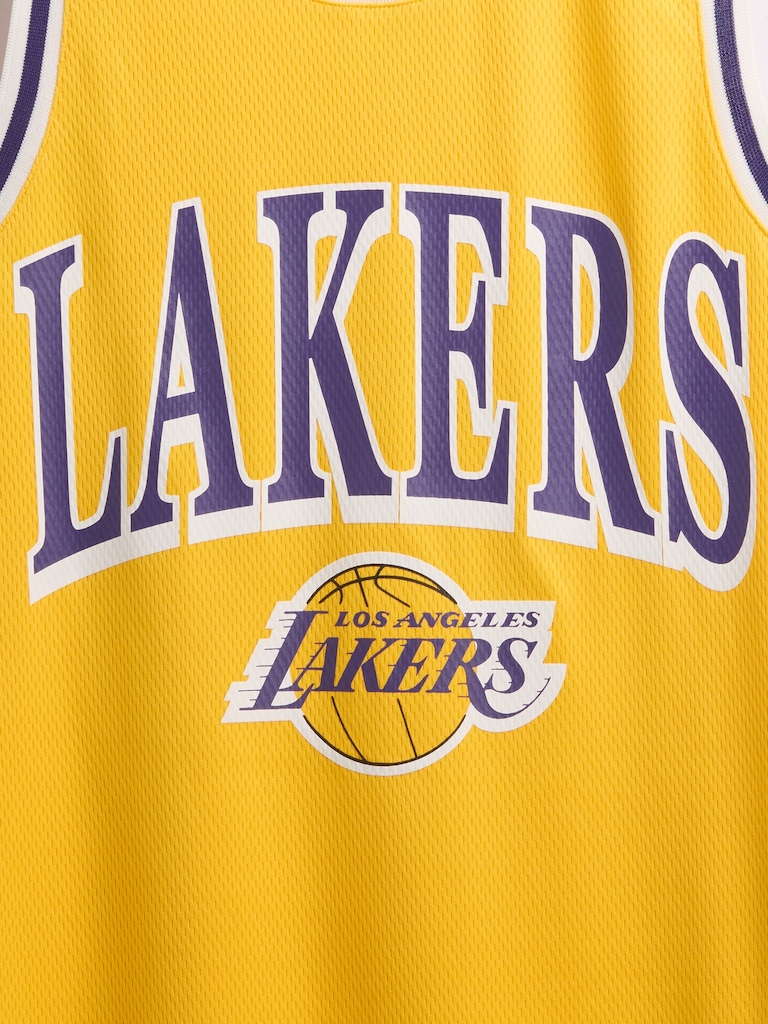 NBA Los Angeles Lakers Recycled Jersey Mini Dress