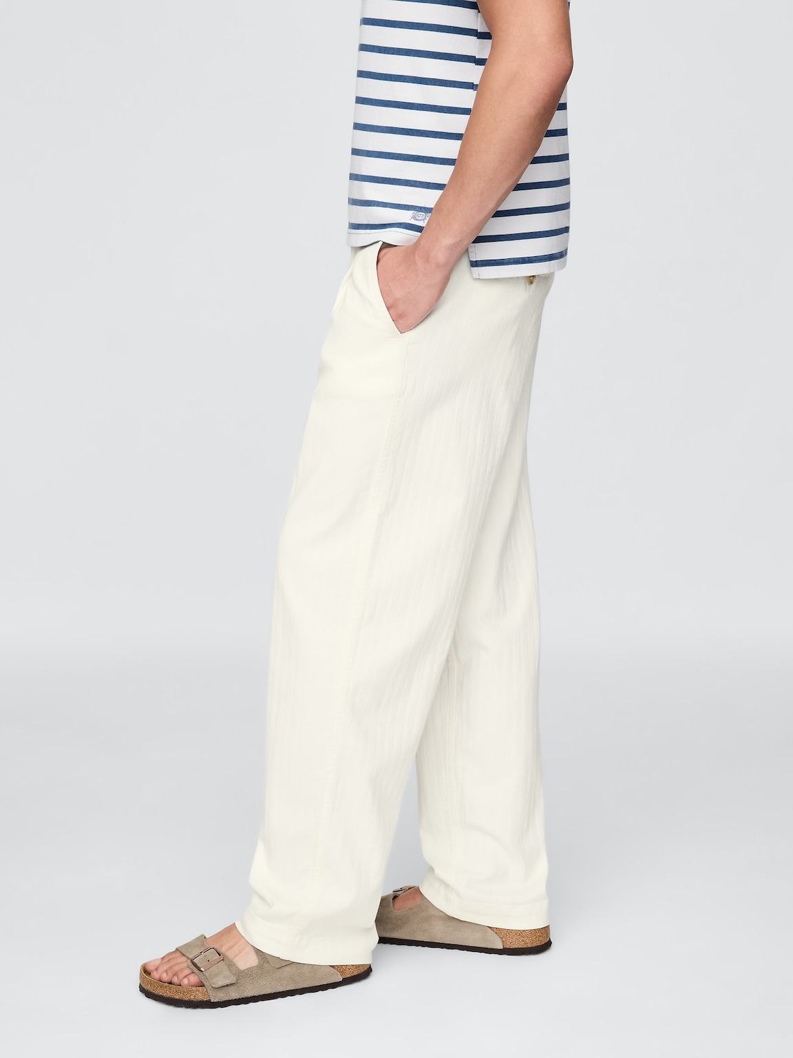 Gap × DÔEN Adult Pleated Denim Trousers