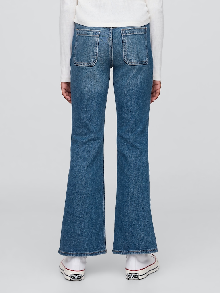 Kids High Rise '70s Flare Jeans