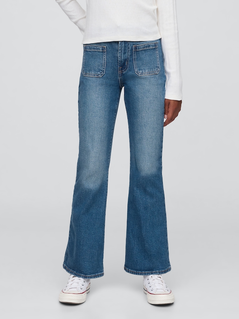 Kids High Rise '70s Flare Jeans