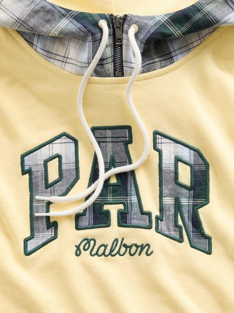 Gap × Malbon Adult Heavyweight French Terry Logo Hoodie